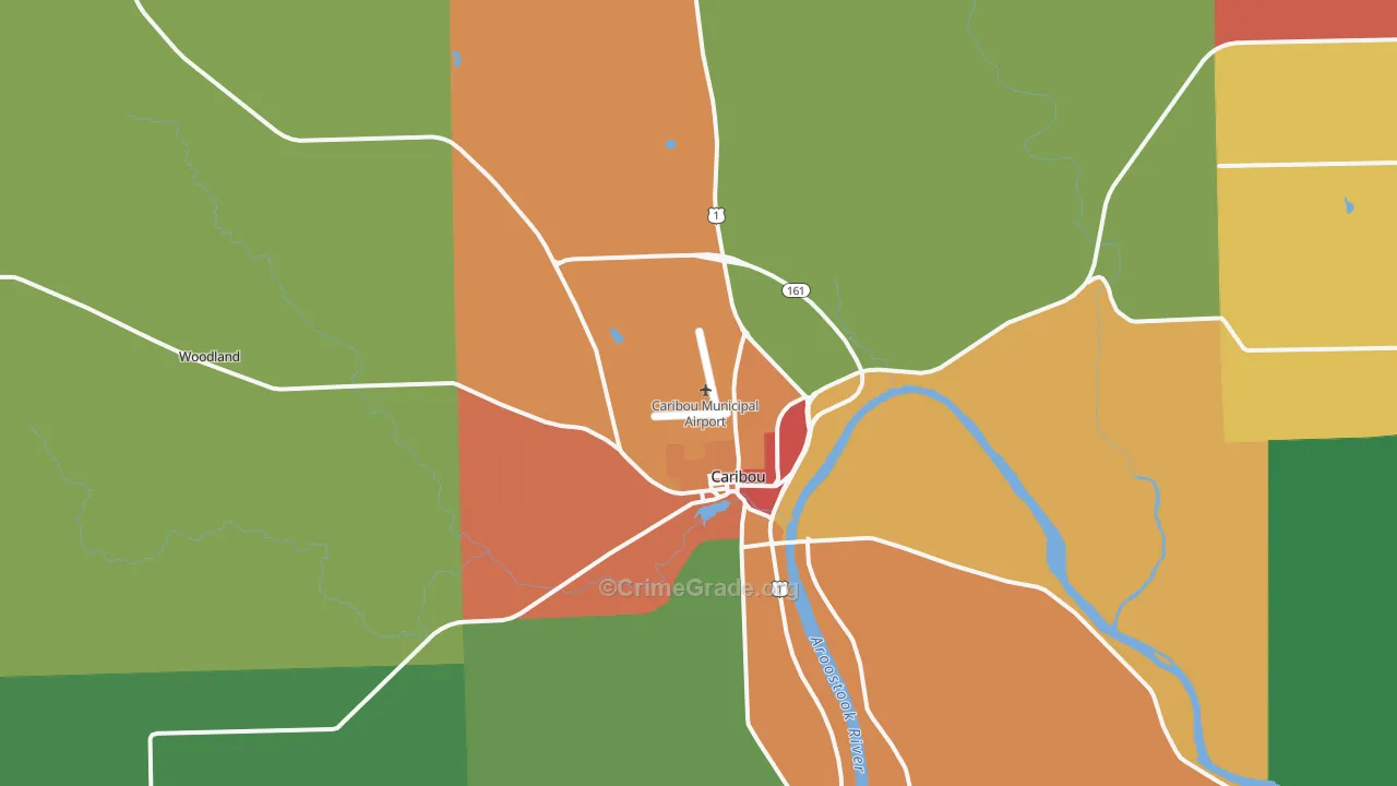 04736, ME Map of Drug-Related Crime Rates