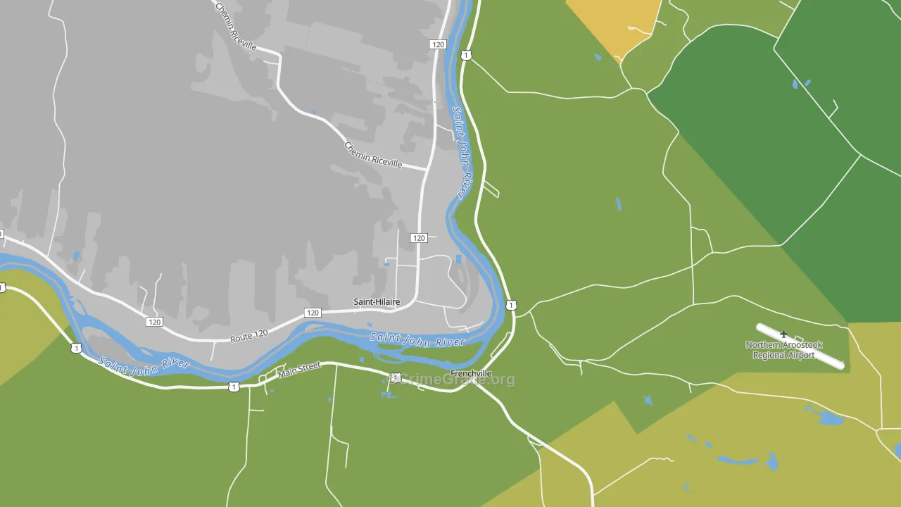 04745, ME Map of Drug-Related Crime Rates