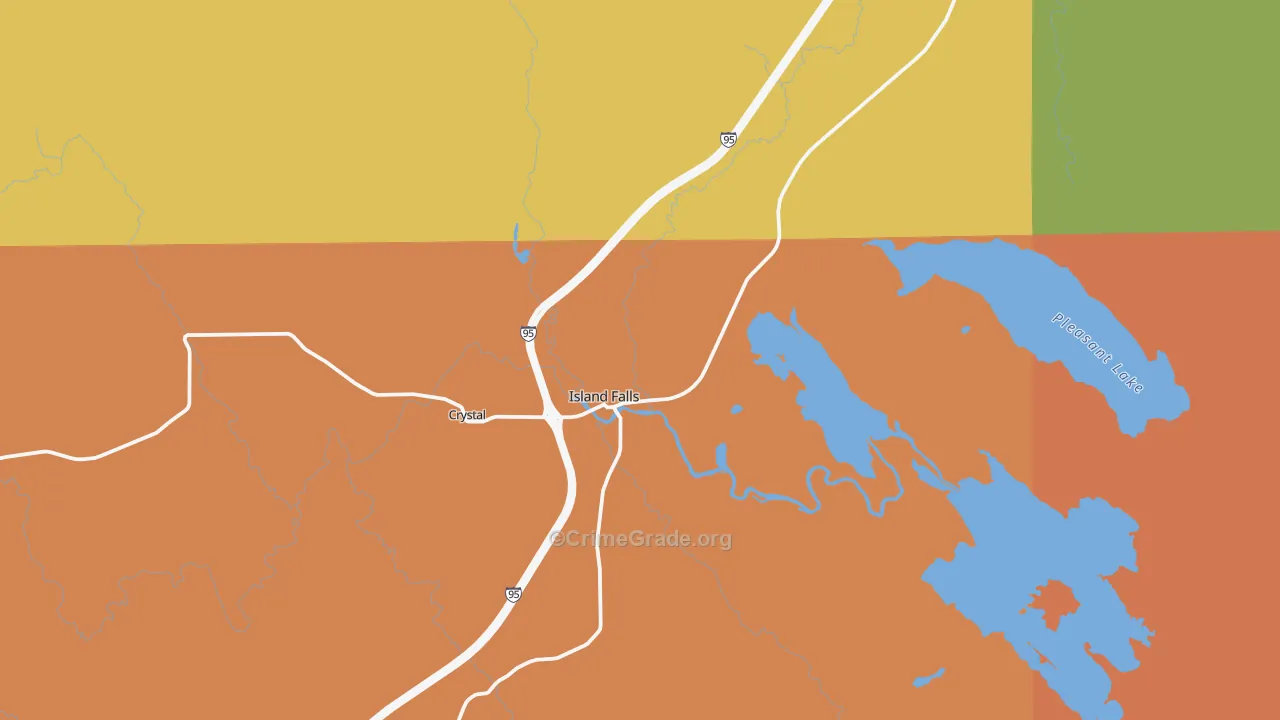 04747, ME Map of Drug-Related Crime Rates