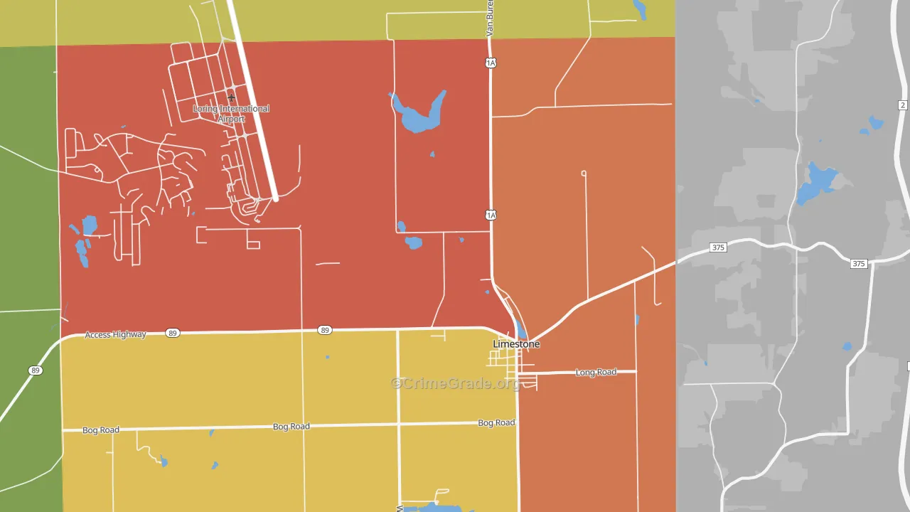 04750, ME Map of Drug-Related Crime Rates