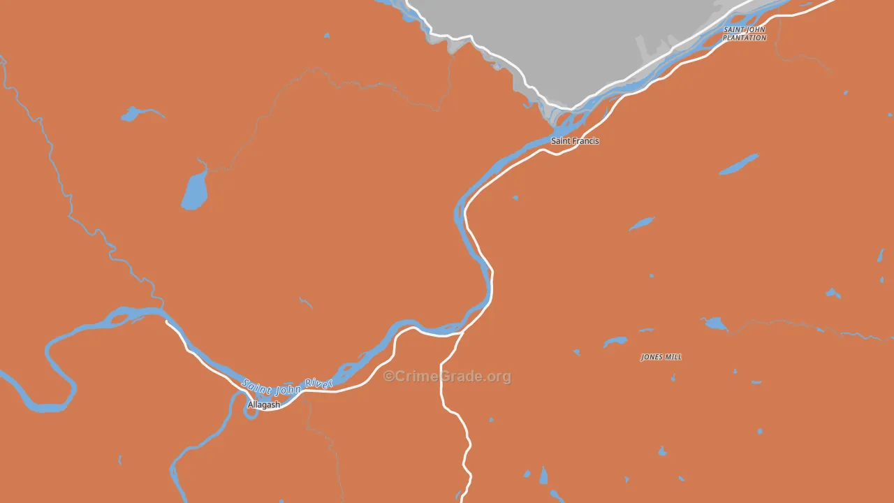 04774, ME Map of Drug-Related Crime Rates
