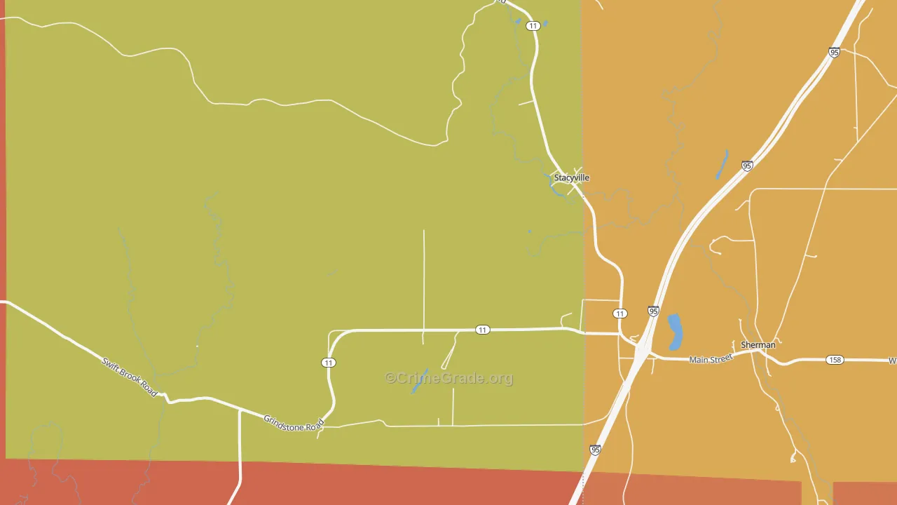 04777, ME Map of Drug-Related Crime Rates
