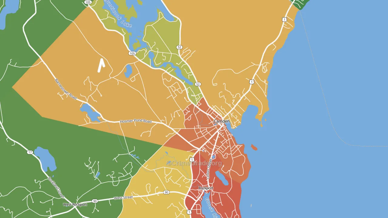 04843, ME Map of Drug-Related Crime Rates