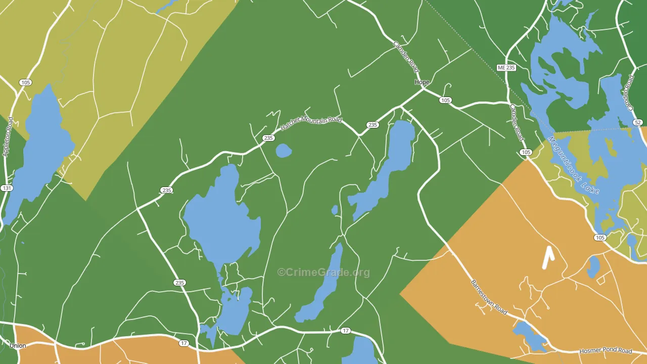 04847, ME Map of Drug-Related Crime Rates
