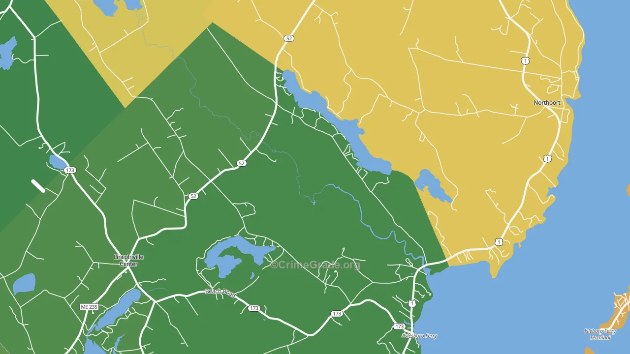 04849, ME Map of Drug-Related Crime Rates