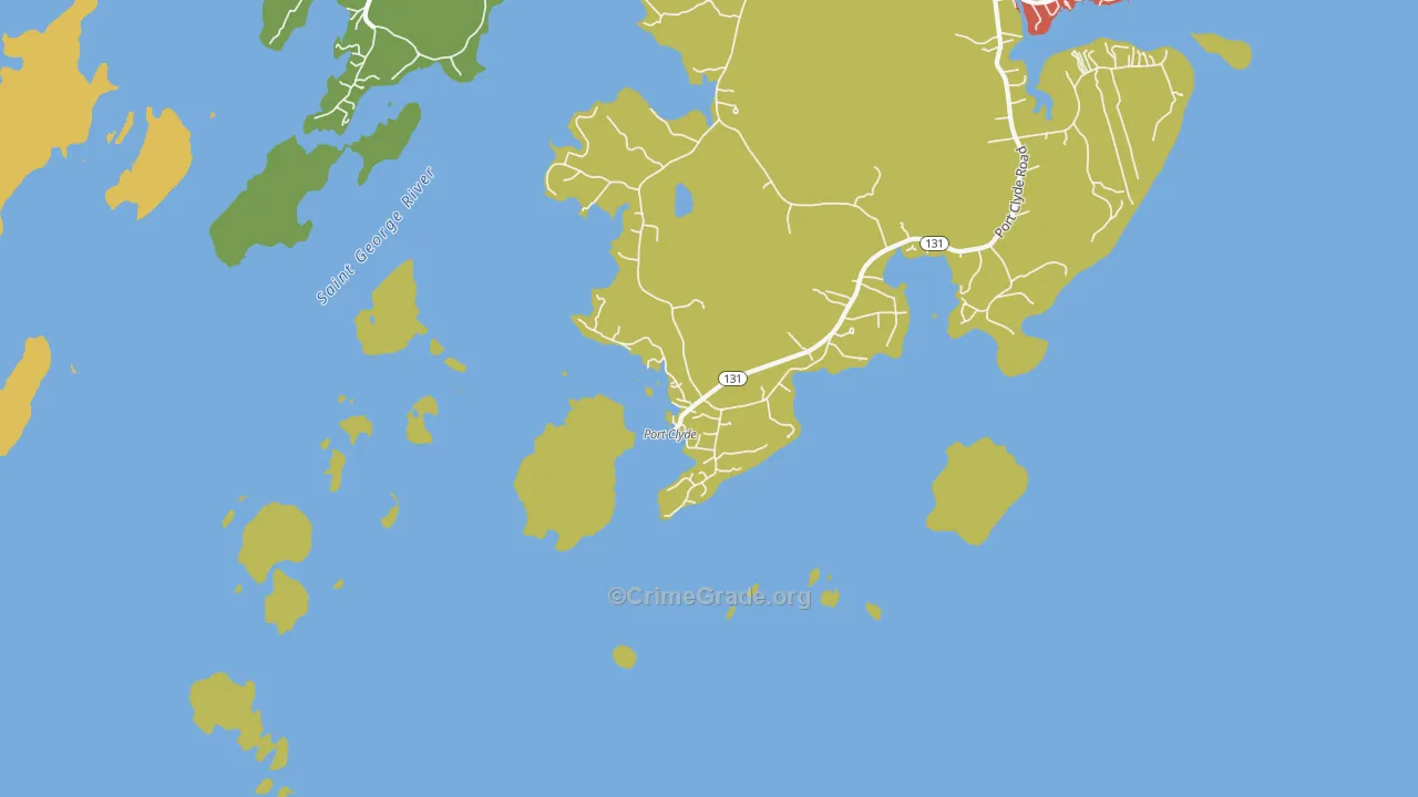 04855, ME Map of Drug-Related Crime Rates