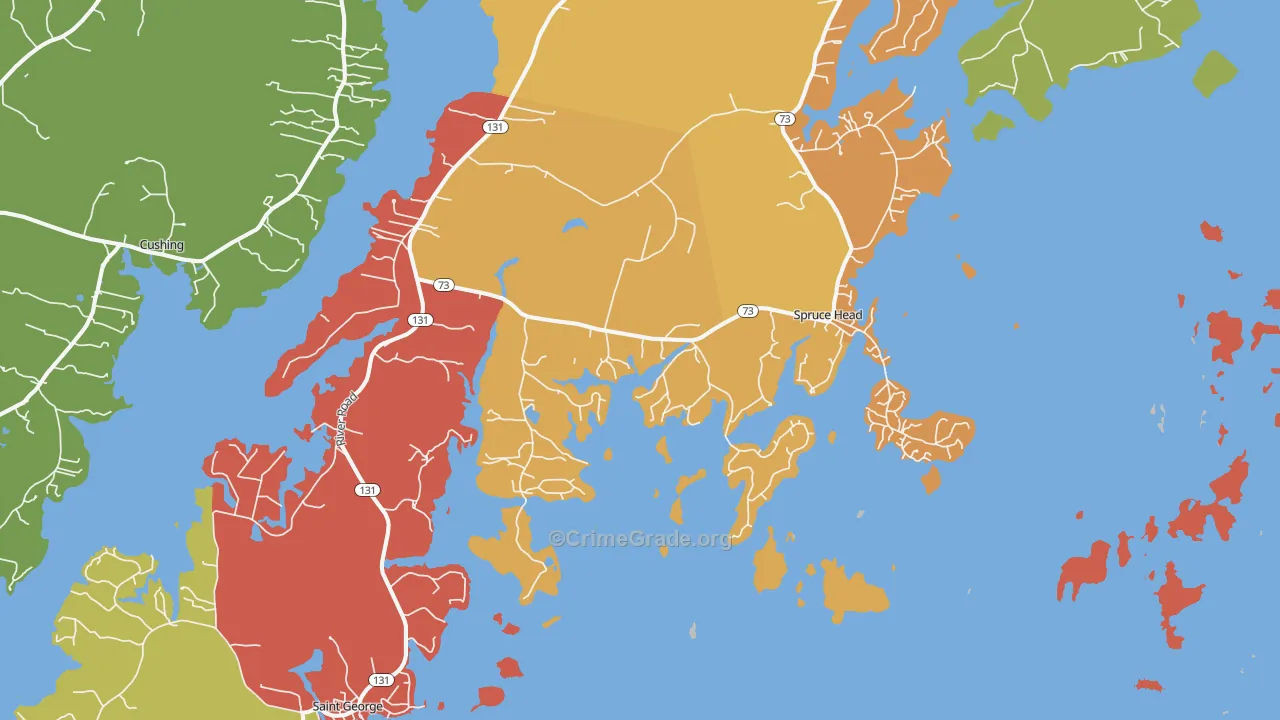 04859, ME Map of Drug-Related Crime Rates