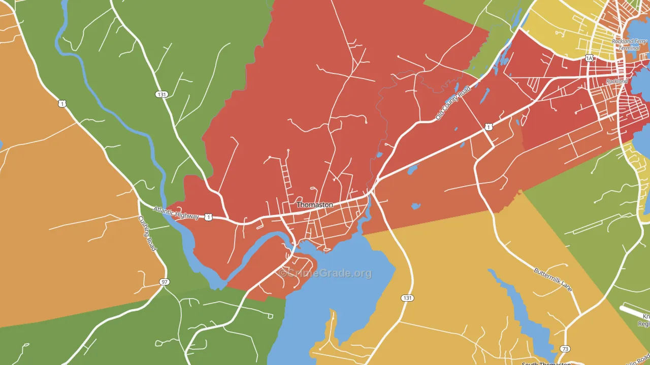 04861, ME Map of Drug-Related Crime Rates