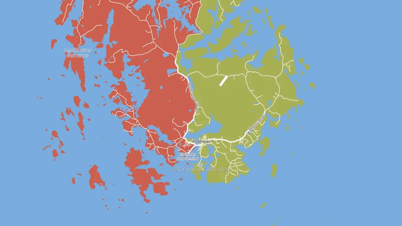04863, ME Map of Drug-Related Crime Rates