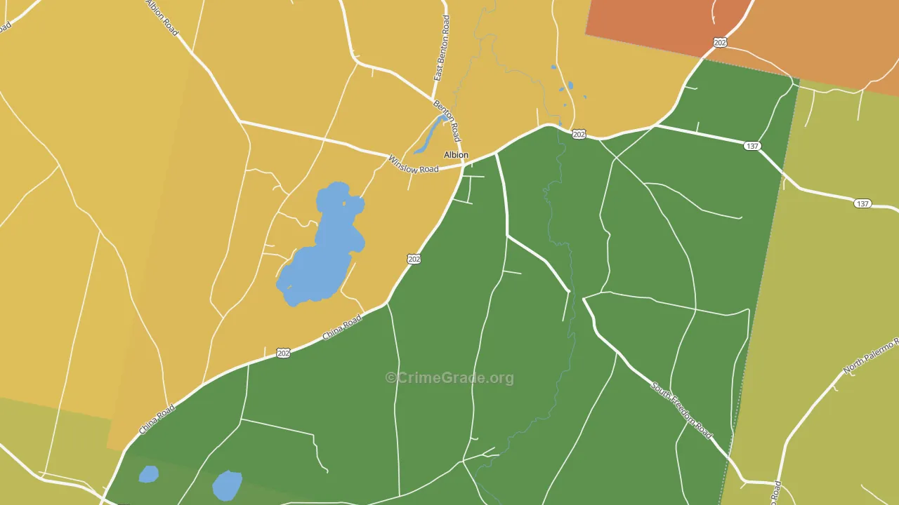 04910, ME Map of Drug-Related Crime Rates