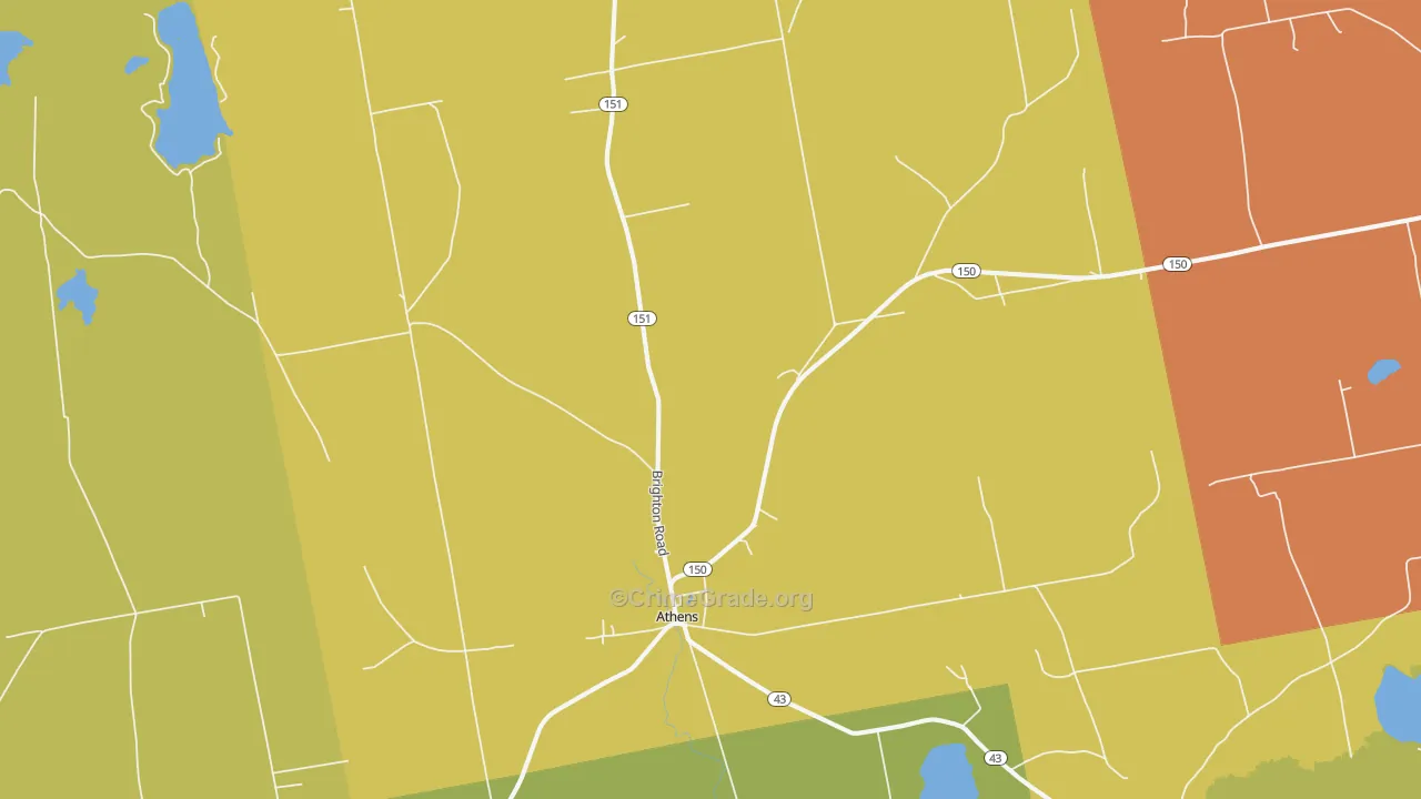 04912, ME Map of Drug-Related Crime Rates