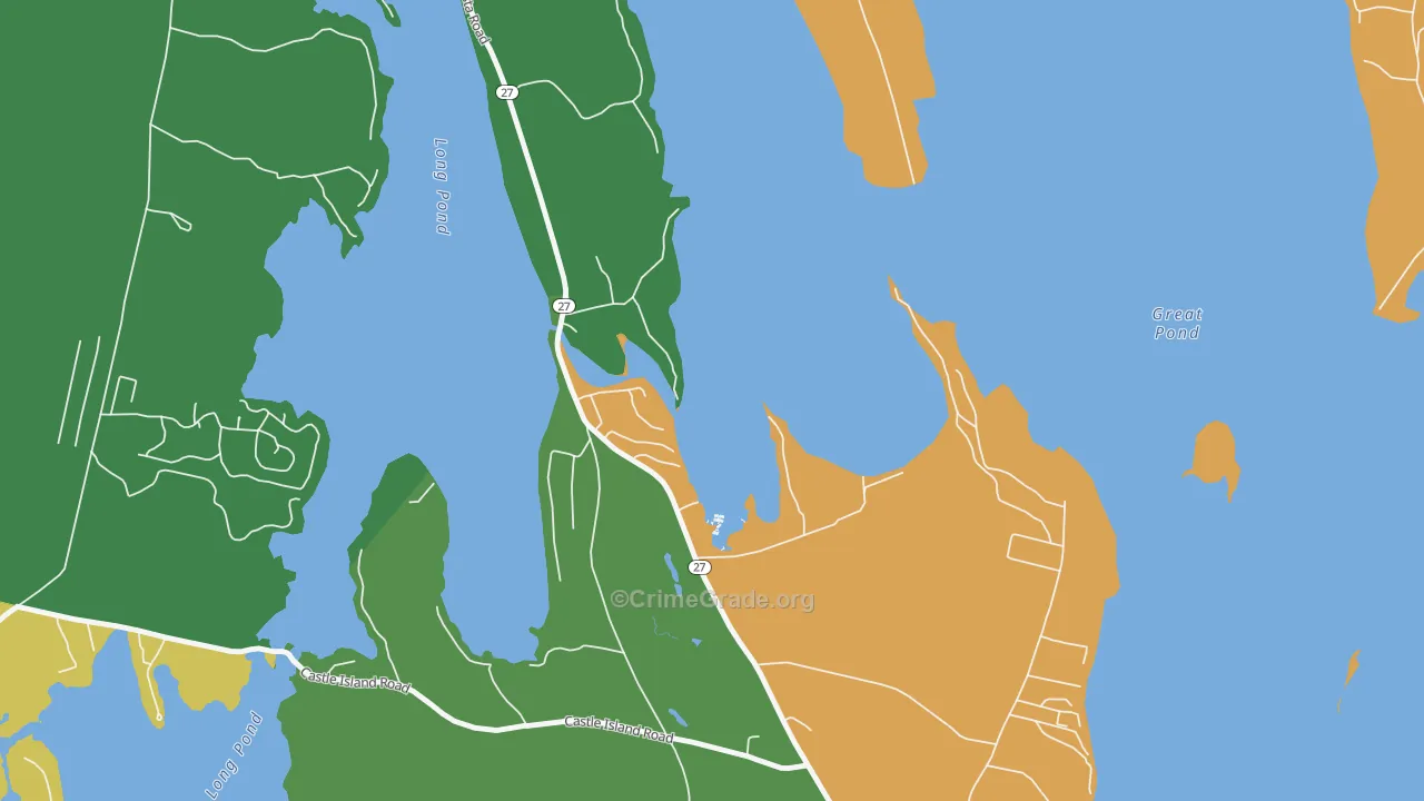 04918, ME Map of Drug-Related Crime Rates