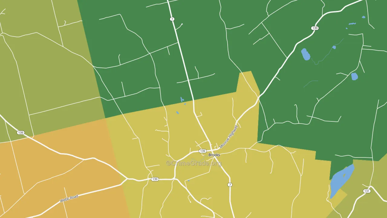 04921, ME Map of Drug-Related Crime Rates