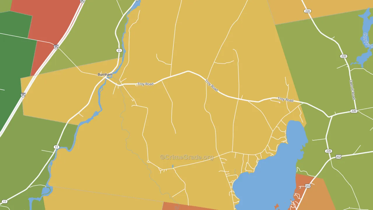 04922, ME Map of Drug-Related Crime Rates
