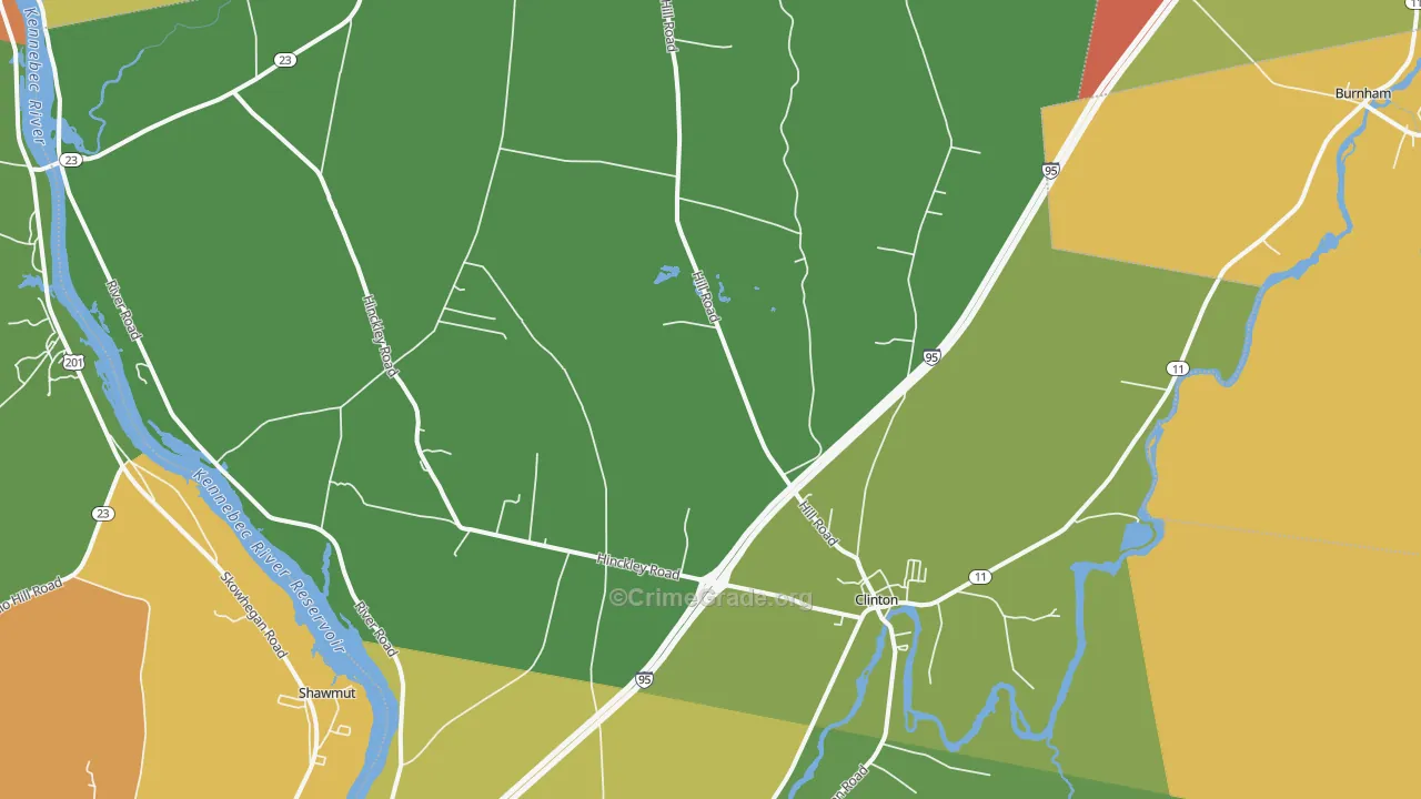 04927, ME Map of Drug-Related Crime Rates