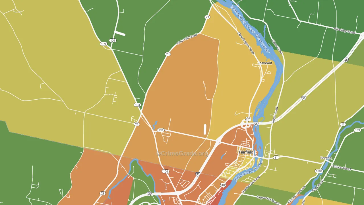 04937, ME Map of Drug-Related Crime Rates