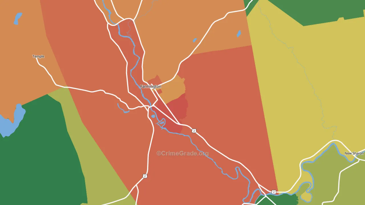 04938, ME Map of Drug-Related Crime Rates
