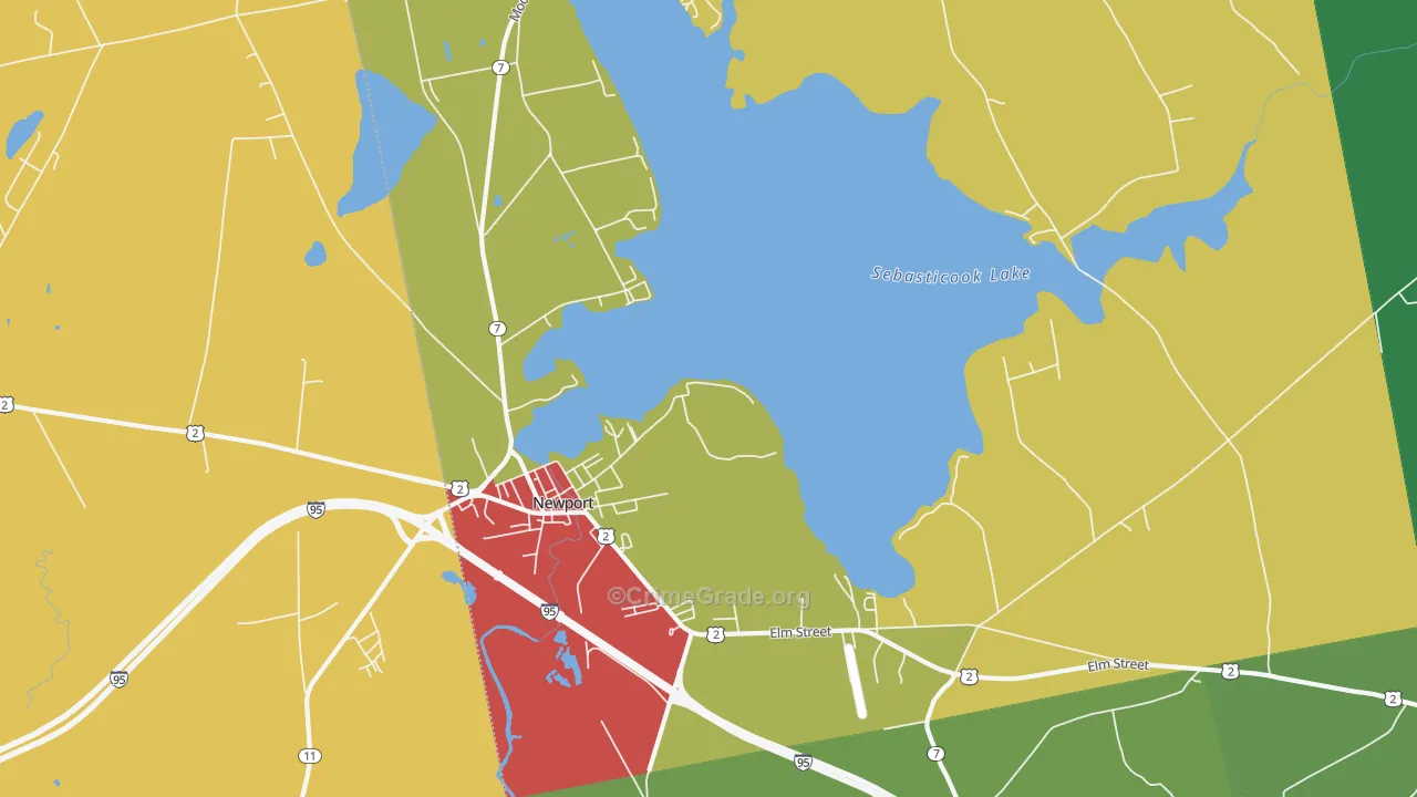 04953, ME Map of Drug-Related Crime Rates