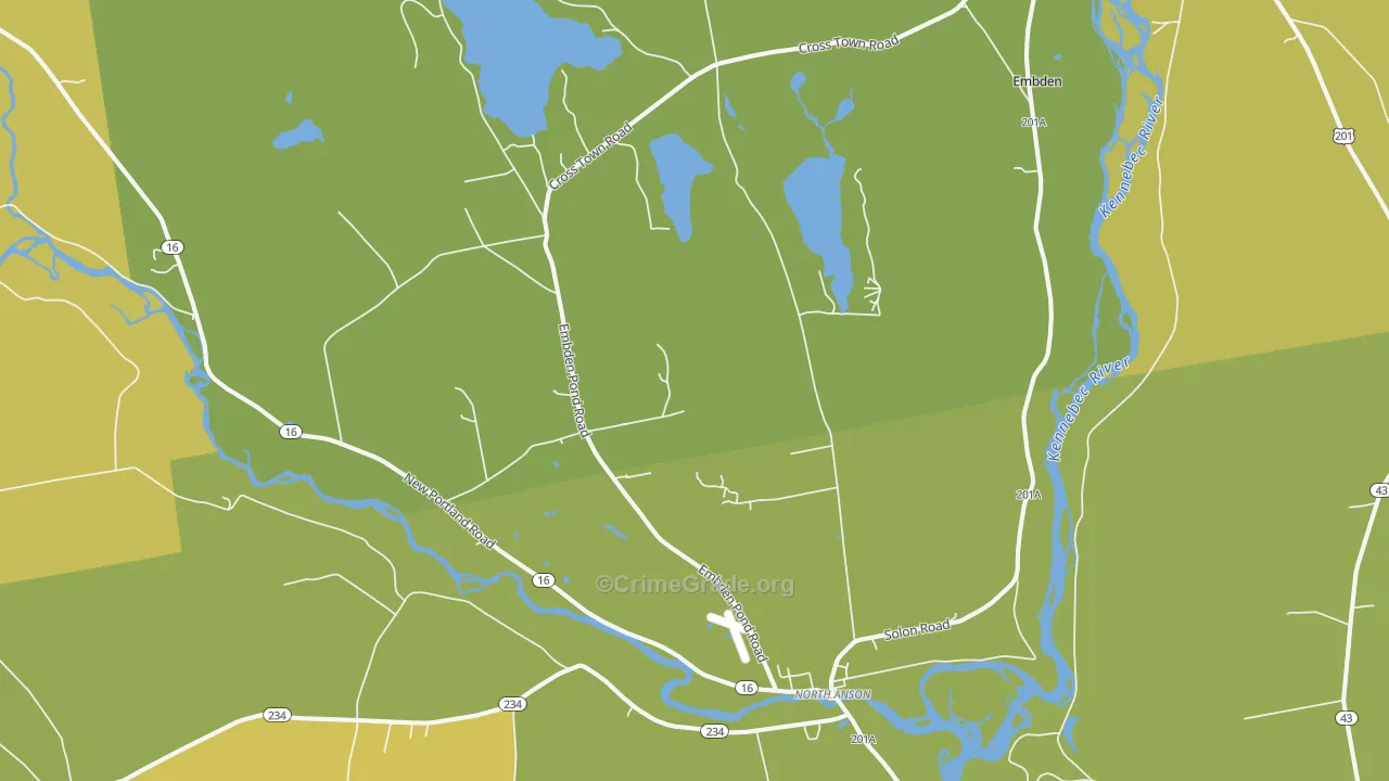 04958, ME Map of Drug-Related Crime Rates