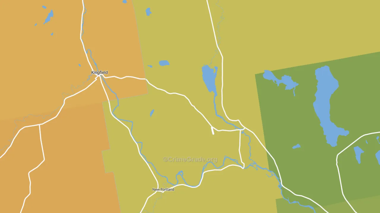 04961, ME Map of Drug-Related Crime Rates