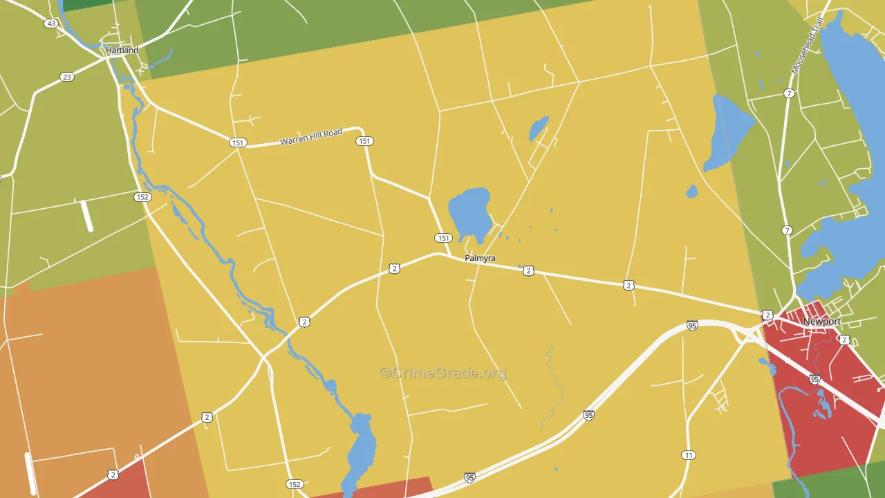 04965, ME Map of Drug-Related Crime Rates