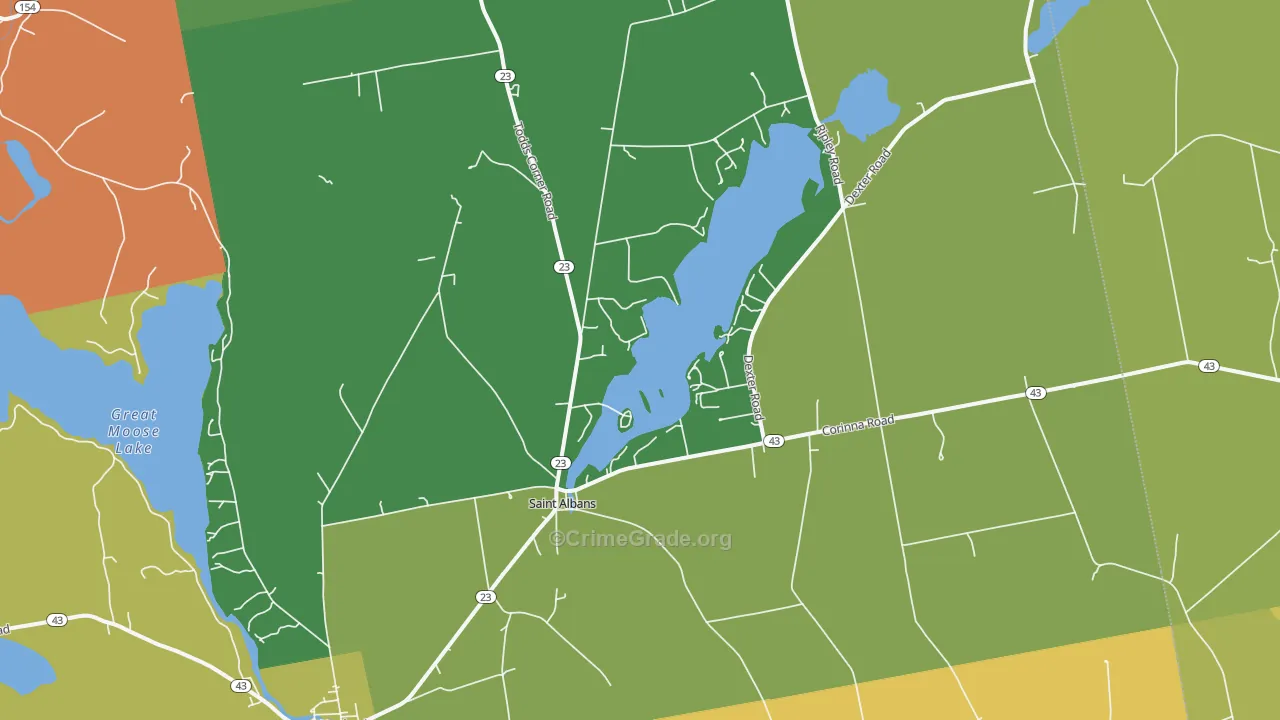 04971, ME Map of Drug-Related Crime Rates