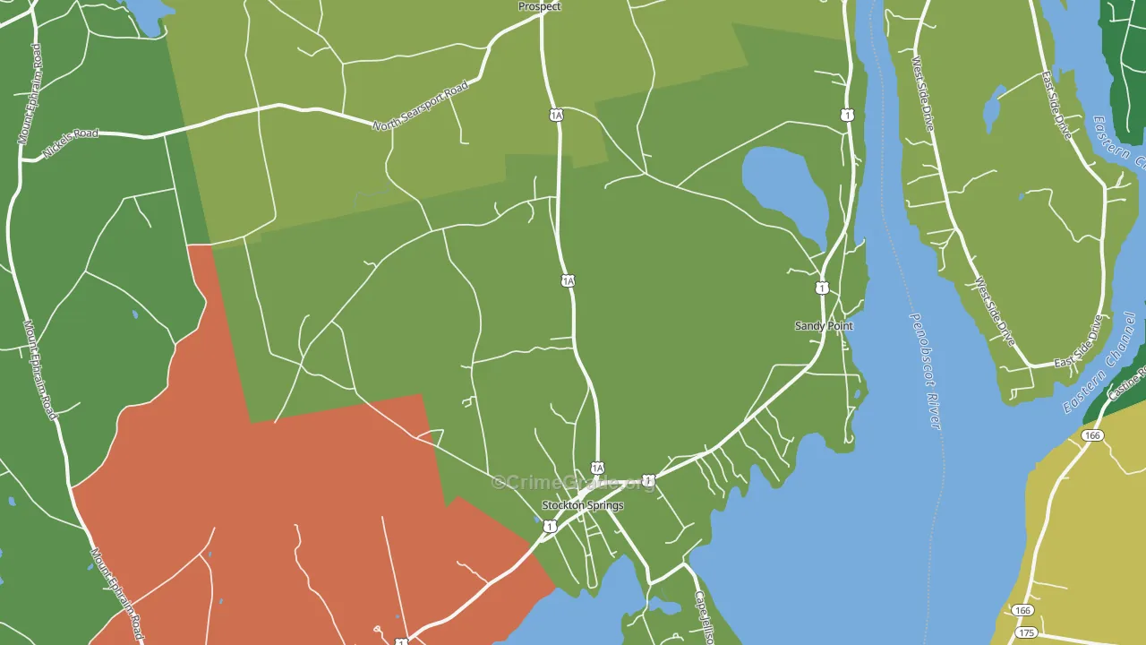 04981, ME Map of Drug-Related Crime Rates