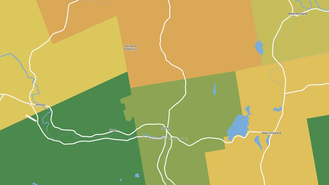 04983, ME Map of Drug-Related Crime Rates