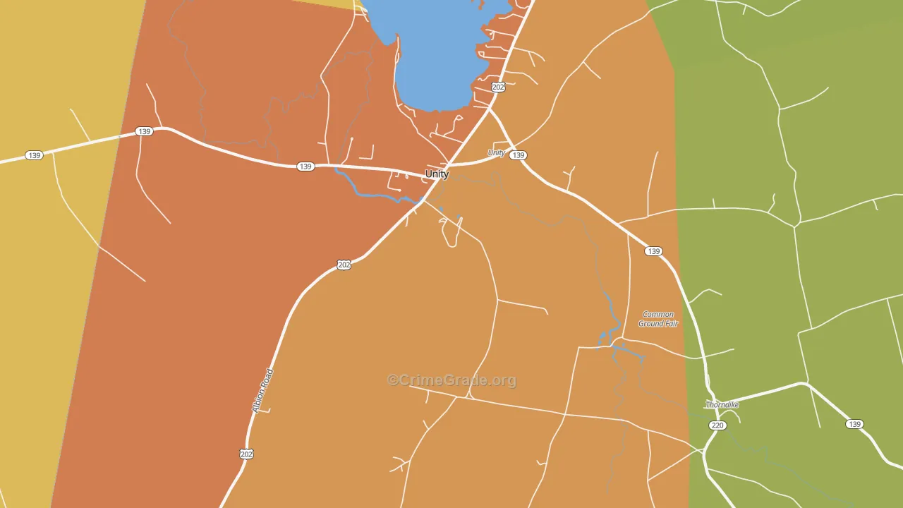 04988, ME Map of Drug-Related Crime Rates