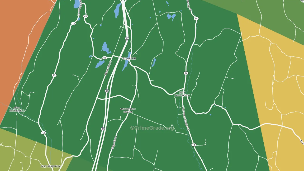 05036, VT Map of Drug-Related Crime Rates