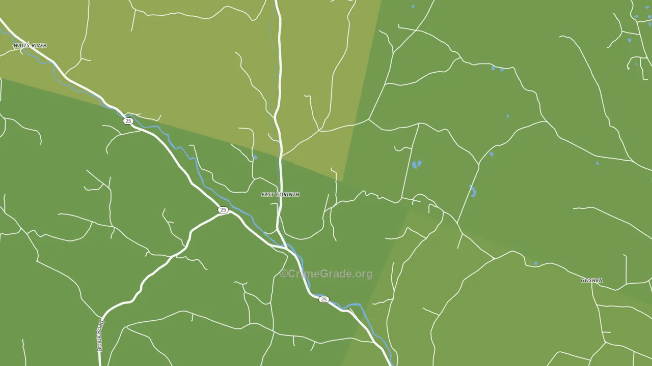 05040, VT Map of Drug-Related Crime Rates