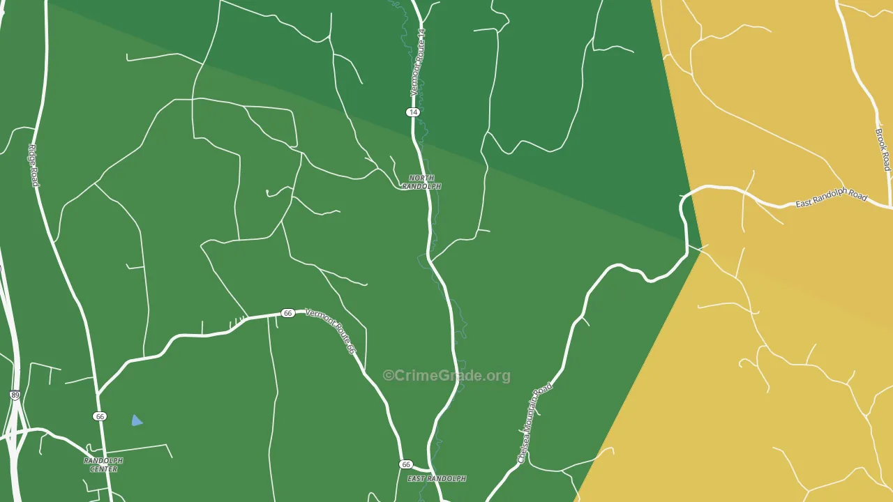05041, VT Map of Drug-Related Crime Rates