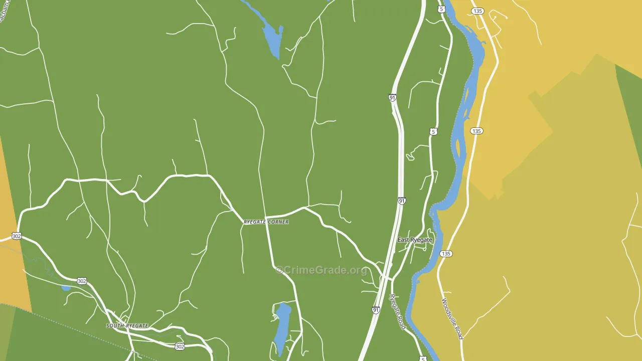 05042, VT Map of Drug-Related Crime Rates