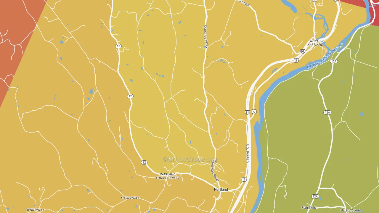 05048, VT Map of Drug-Related Crime Rates