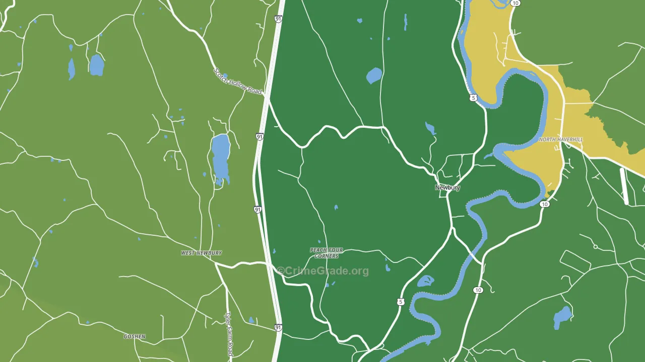 05051, VT Map of Drug-Related Crime Rates