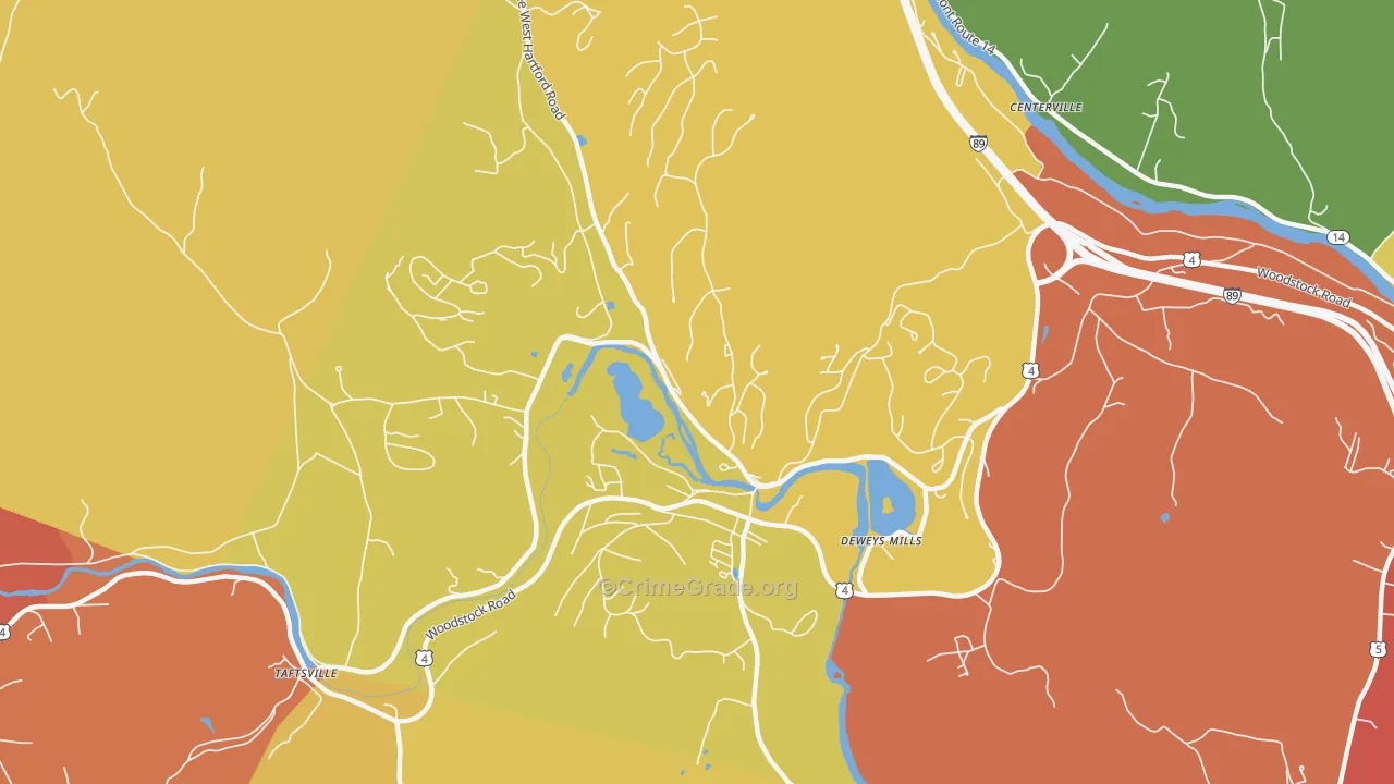 05059, VT Map of Drug-Related Crime Rates
