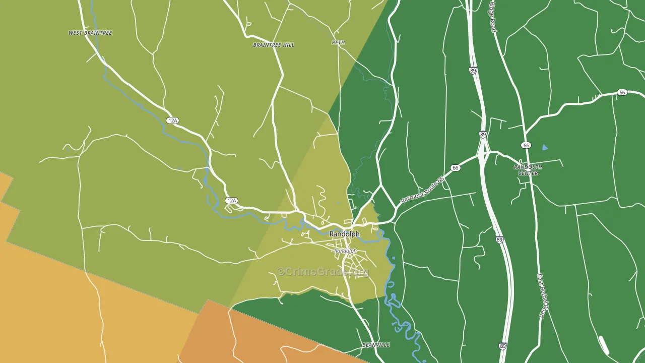 05060, VT Map of Drug-Related Crime Rates