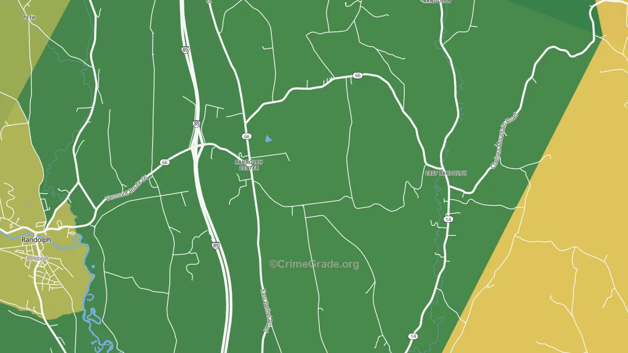 05061, VT Map of Drug-Related Crime Rates