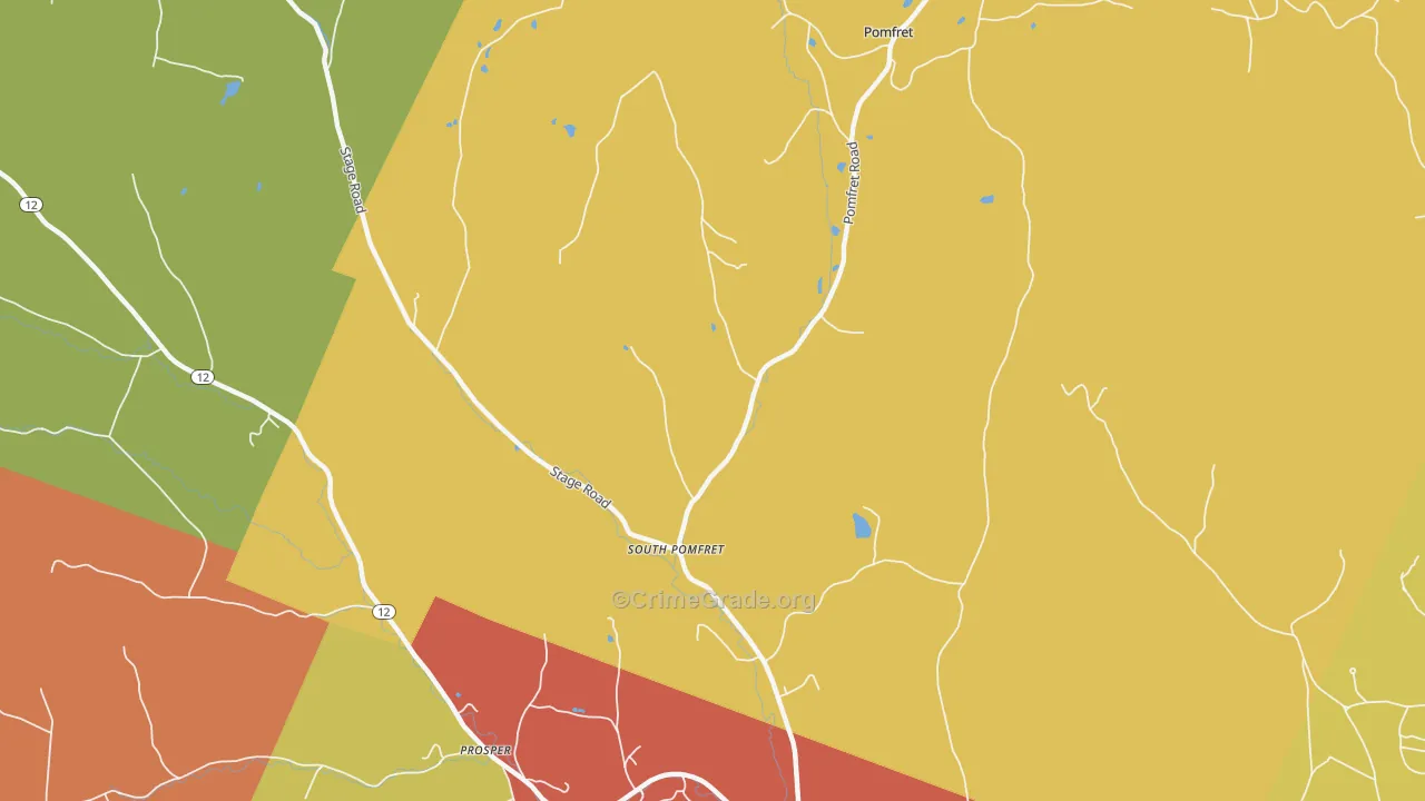 05067, VT Map of Drug-Related Crime Rates