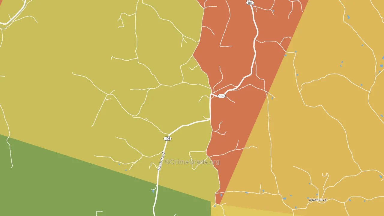 05071, VT Map of Drug-Related Crime Rates