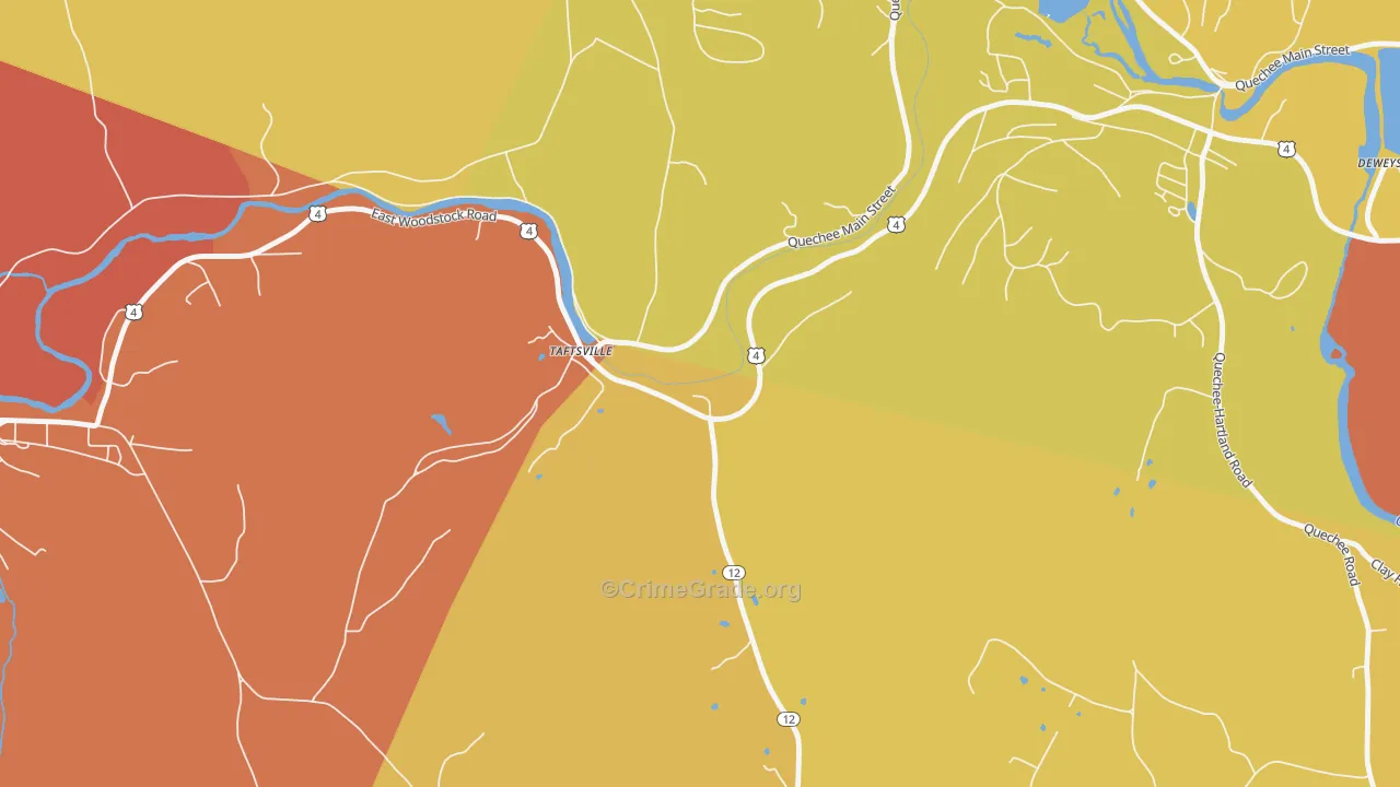 05073, VT Map of Drug-Related Crime Rates