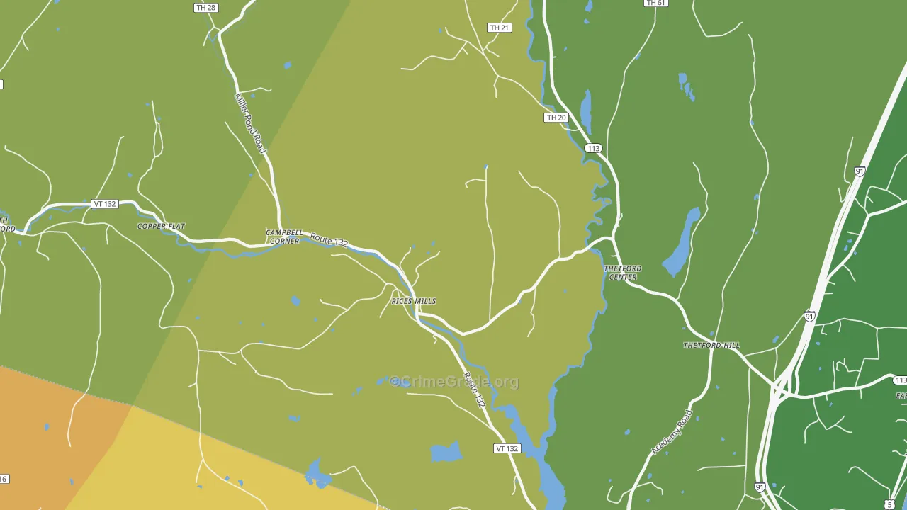 05075, VT Map of Drug-Related Crime Rates