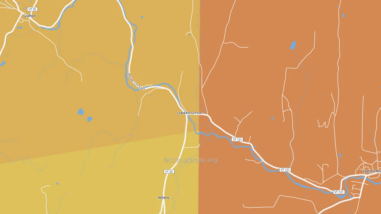 05141, VT Map of Drug-Related Crime Rates