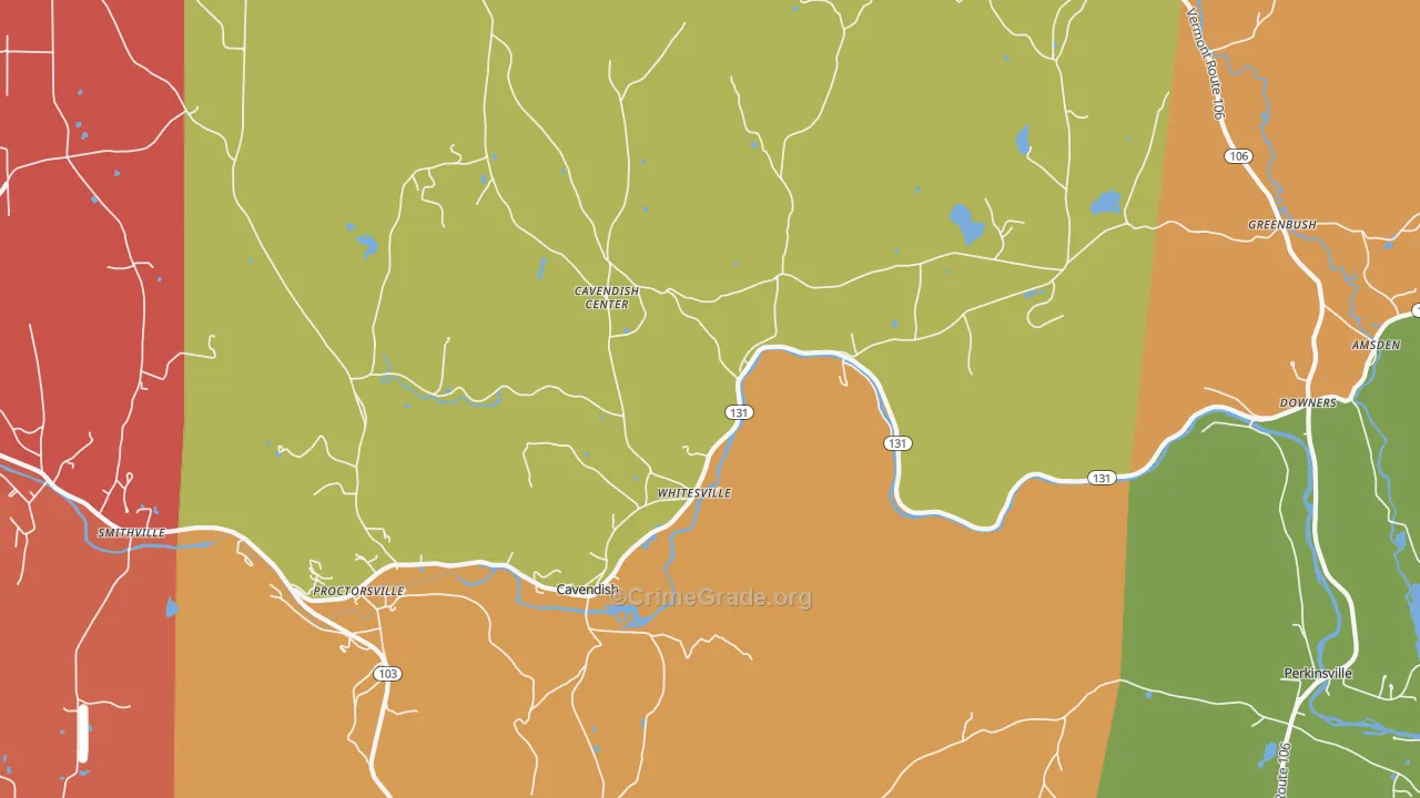 05142, VT Map of Drug-Related Crime Rates