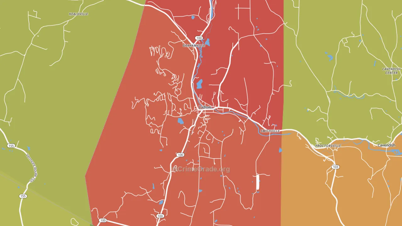 05149, VT Map of Drug-Related Crime Rates