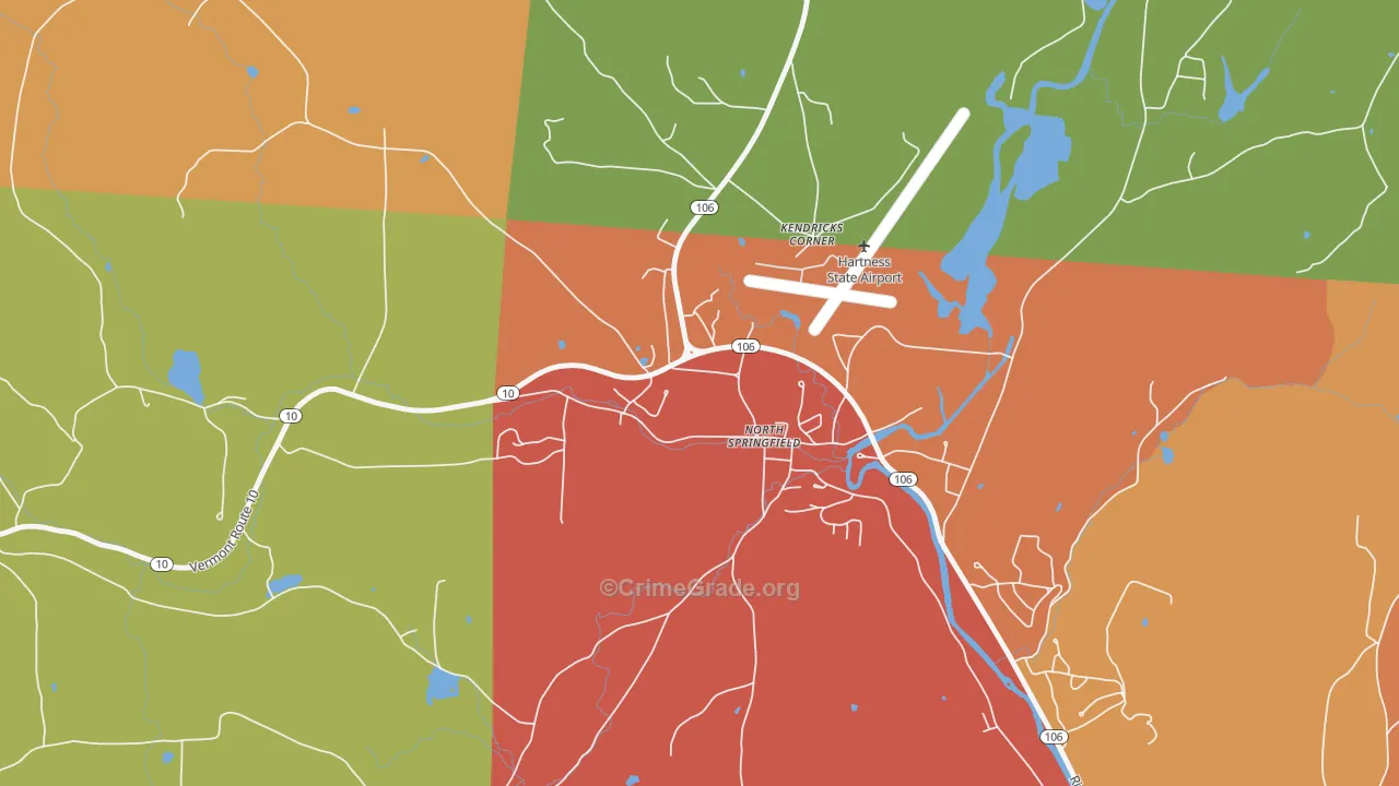 05150, VT Map of Drug-Related Crime Rates