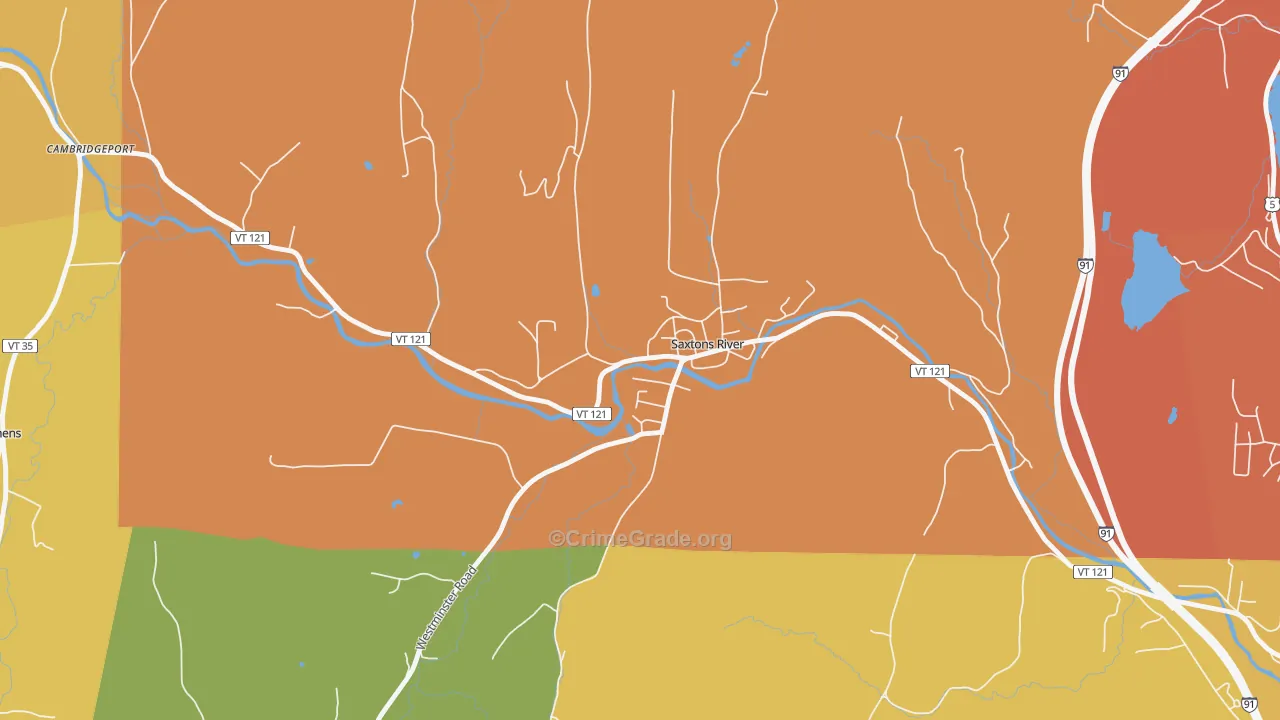 05154, VT Map of Drug-Related Crime Rates