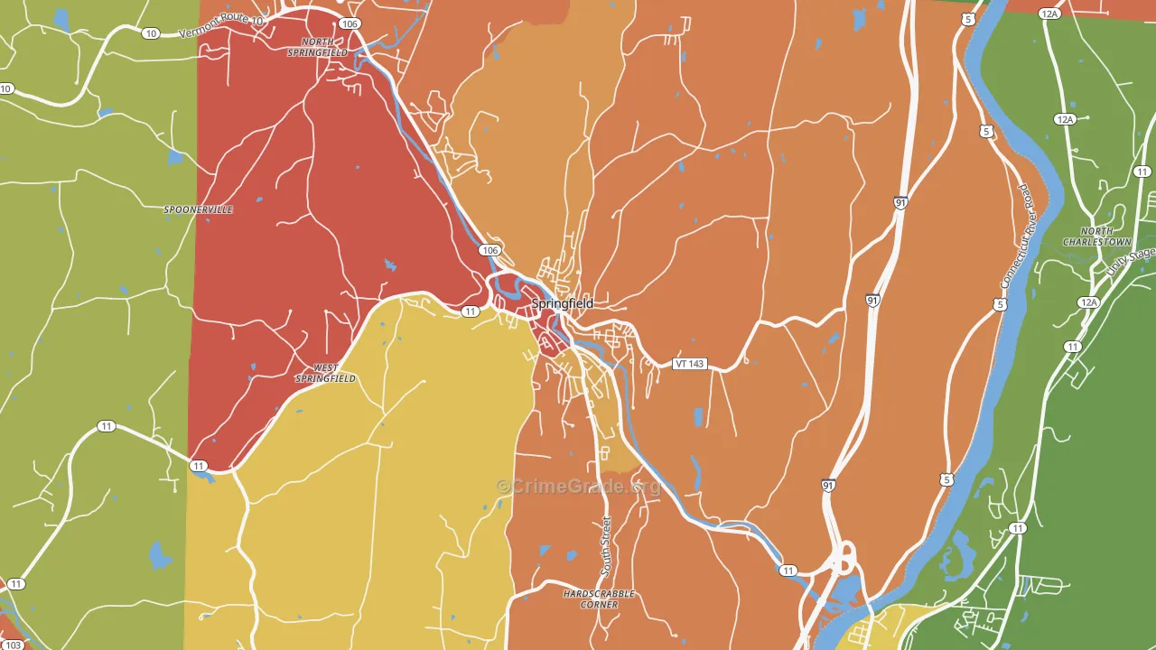 05156, VT Map of Drug-Related Crime Rates