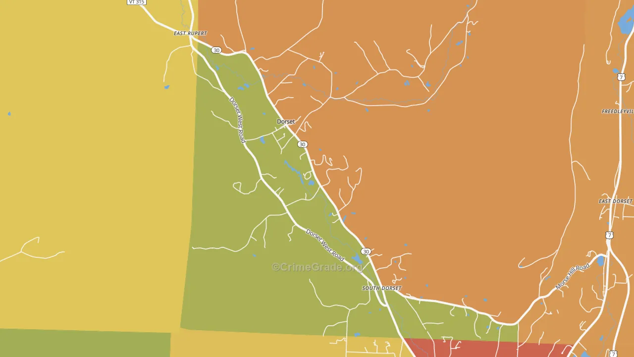 05251, VT Map of Drug-Related Crime Rates
