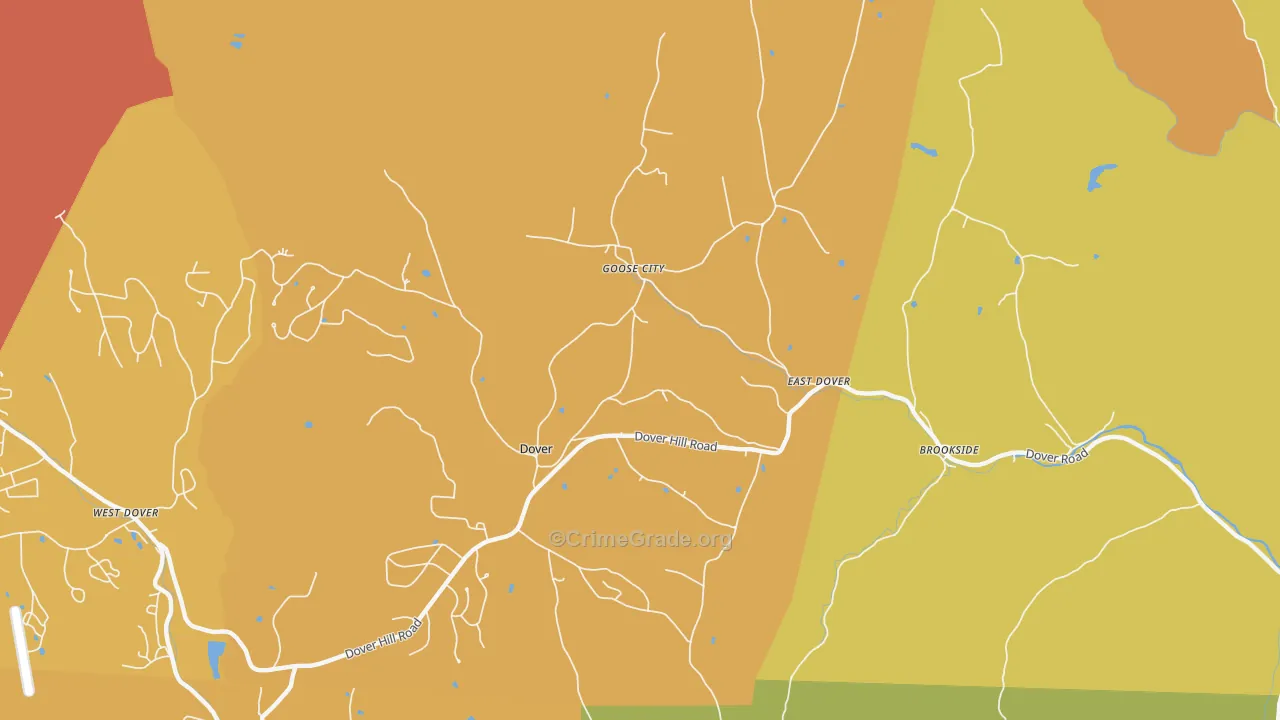 05341, VT Map of Drug-Related Crime Rates
